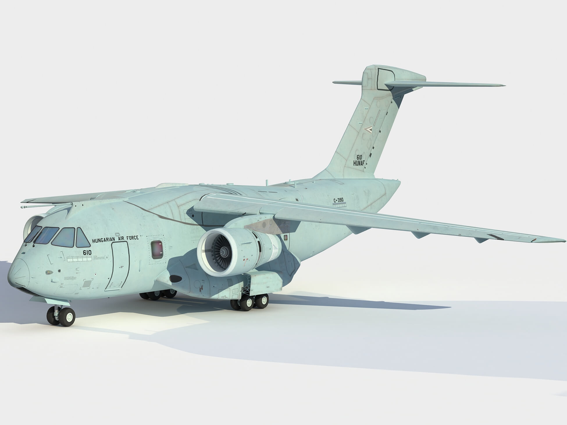 Embraer C-390 Millennium 3D Model by Mermodels
