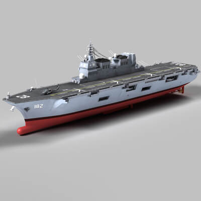 Ise DDH-182 3D Model by Mermodels