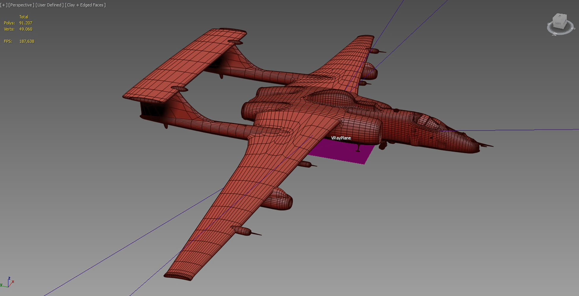 Myasishchev M55 Geophysica 3D Model by Mermodels