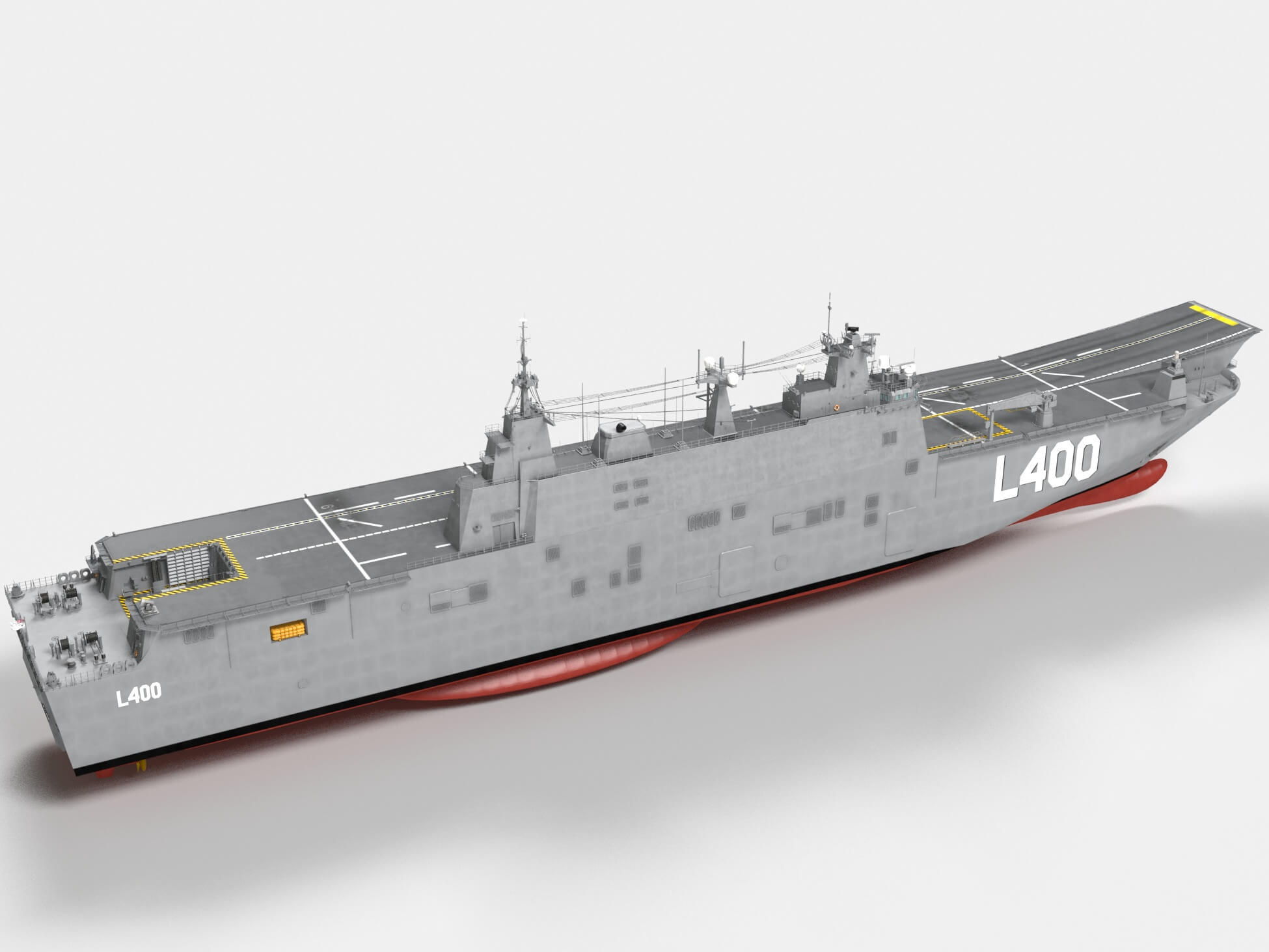 TCG Anadolu L400 - 3D Model by Mermodels
