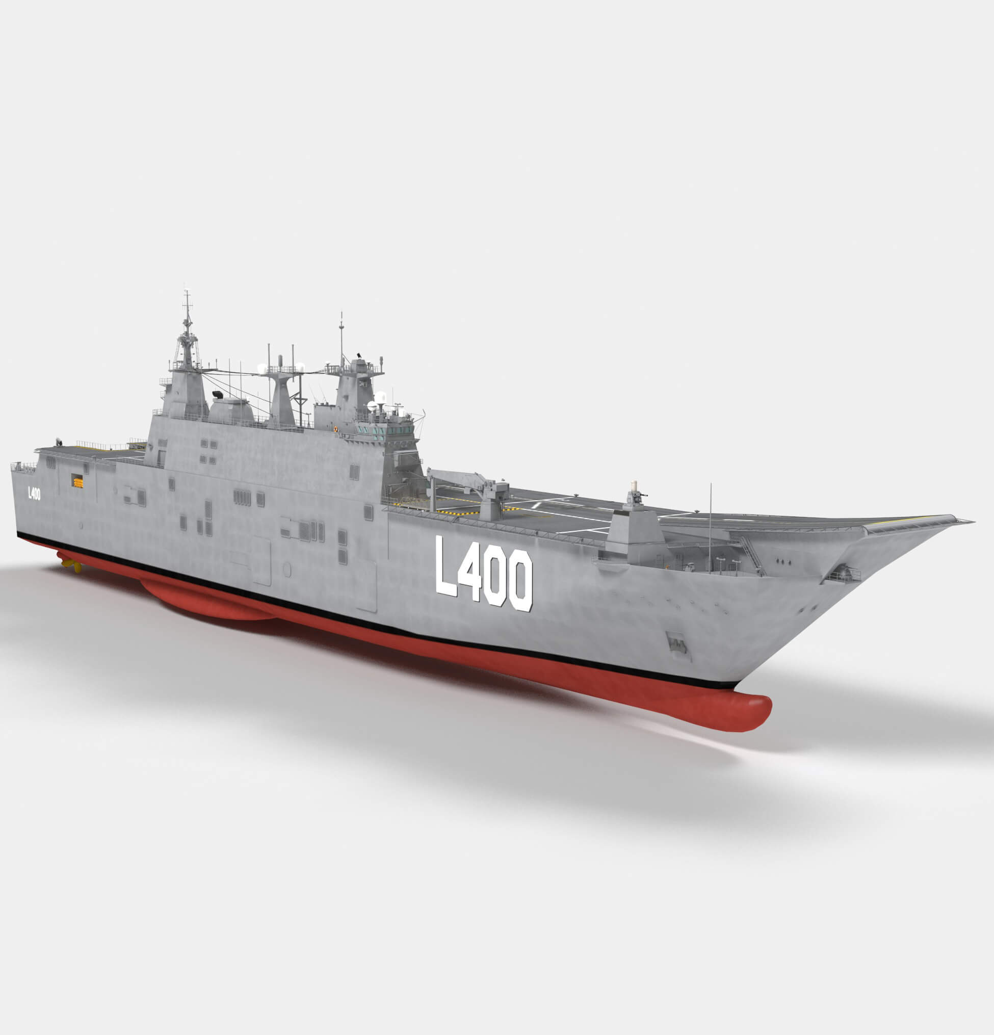 TCG Anadolu L400 - 3D Model by Mermodels