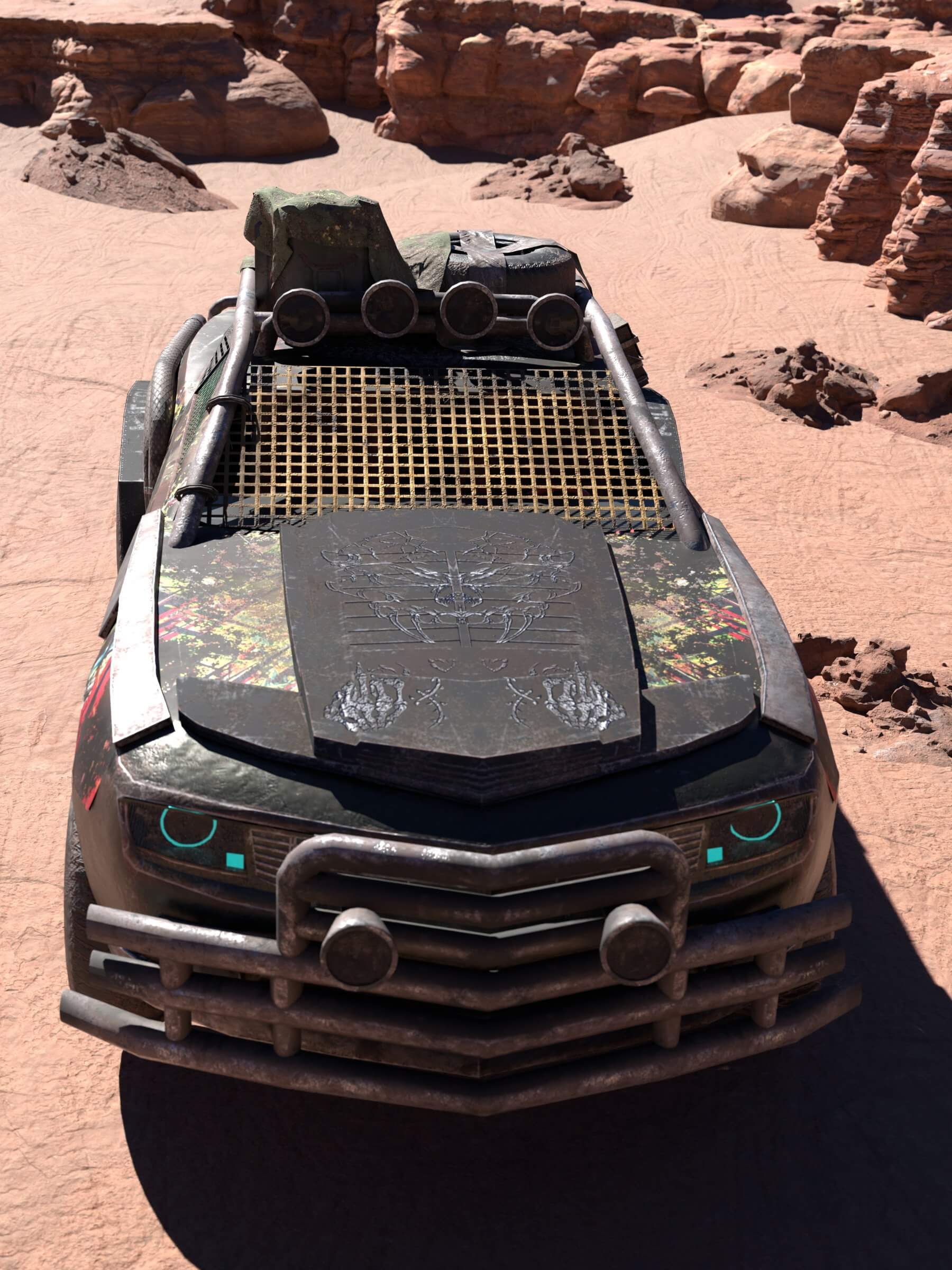 Car Apocalypse - 3D Model by MertKaradag