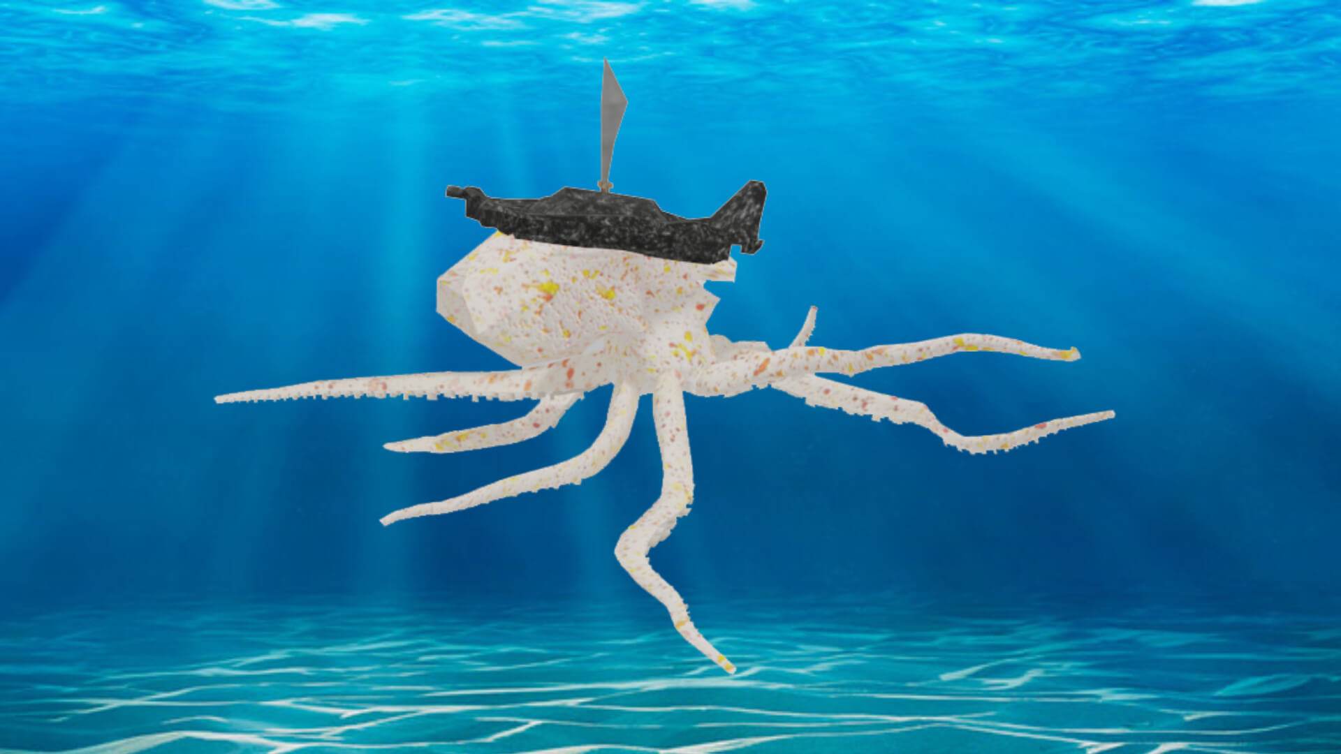 Octopus Free Low Poly 3D Model by MeshMajesty