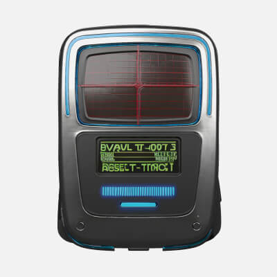 3D Banking Asset Scanner Barcode Reader LED Display USB Cabl by MeshStudio