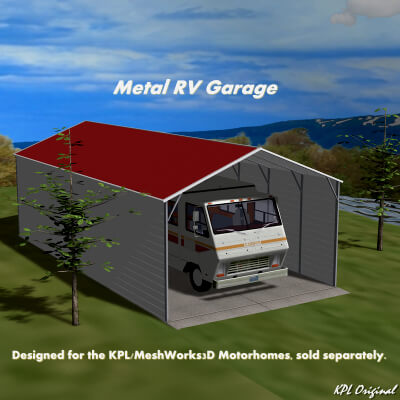 Metal RV Garage