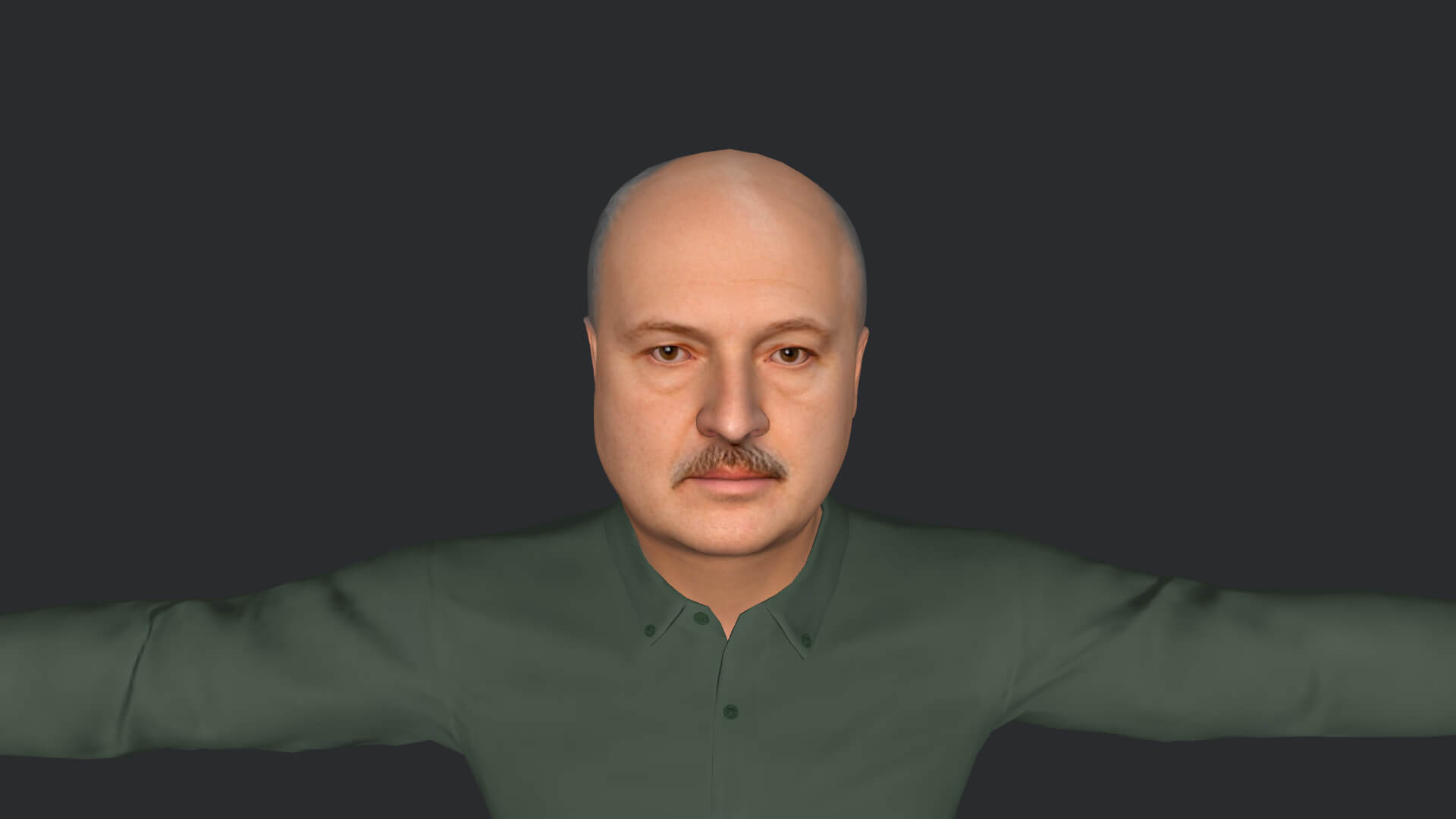 Alexander Lukashenko Hyper Realistic Fully Rigged Character - 3D Model