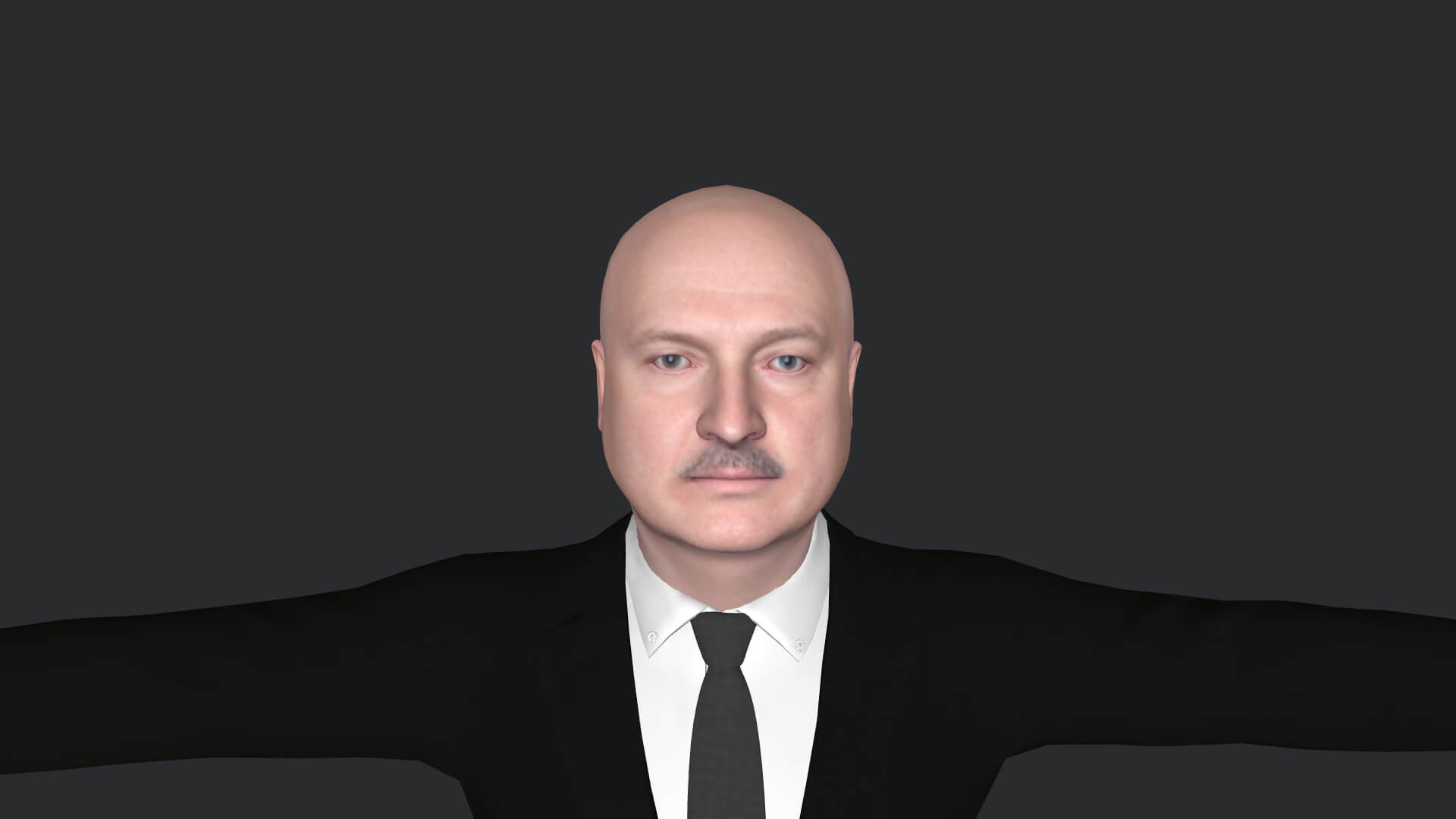 Alexander Lukashenko Realistic Fully Rigged Character - 3D Model by