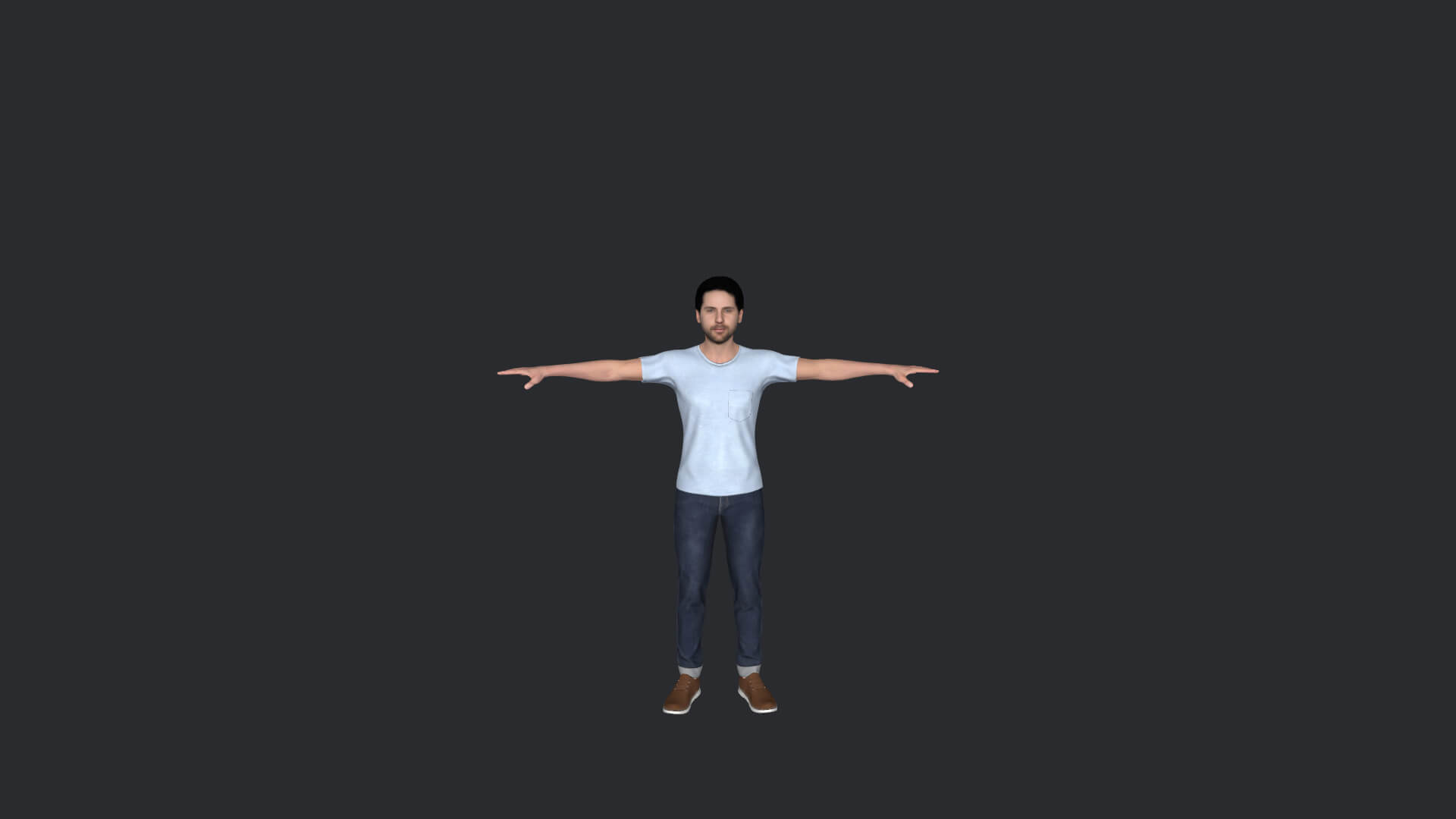 Ian Hecox Realistic Full Body Fully Rigged Character - 3D Model by meta ...