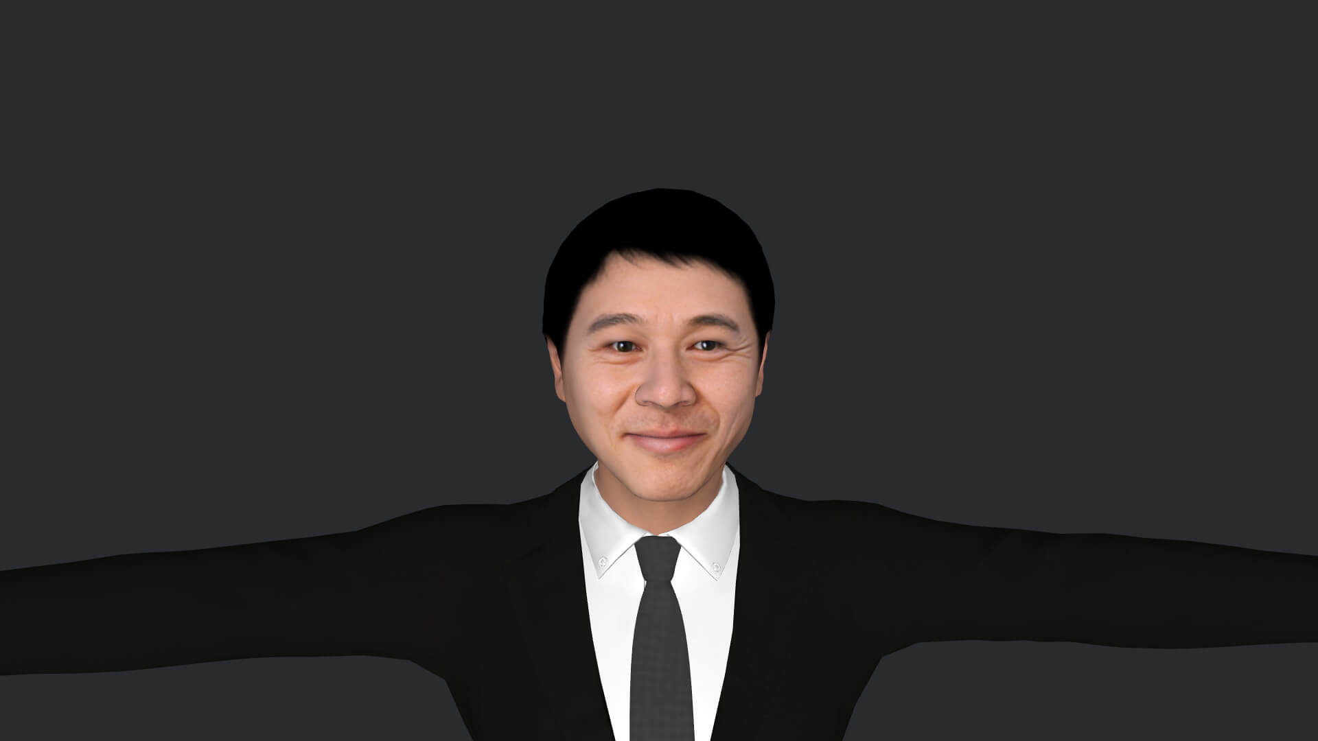 Jet Li Realistic Full Body Fully Rigged Character - 3D Model by meta ...