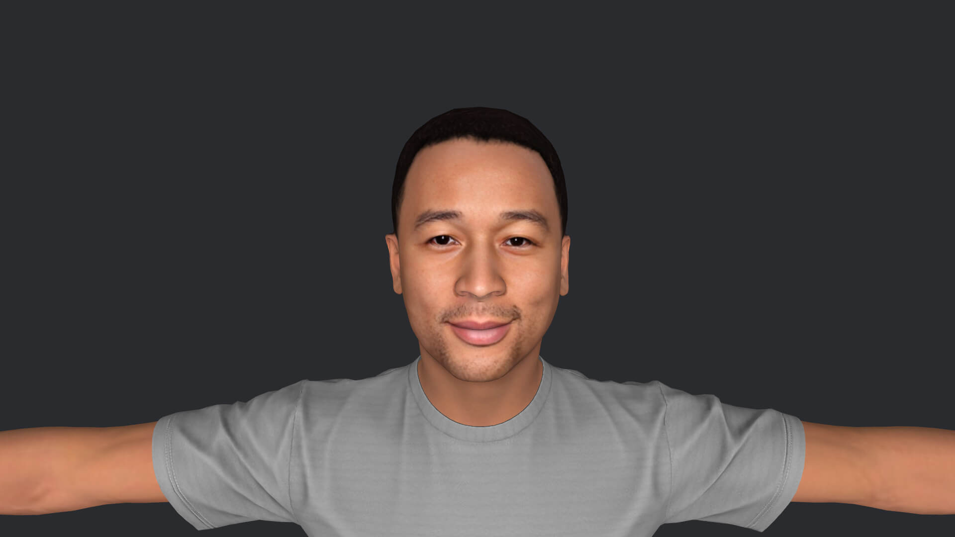 John Legend Realistic Full Body Fully Rigged Character - 3D Model by ...