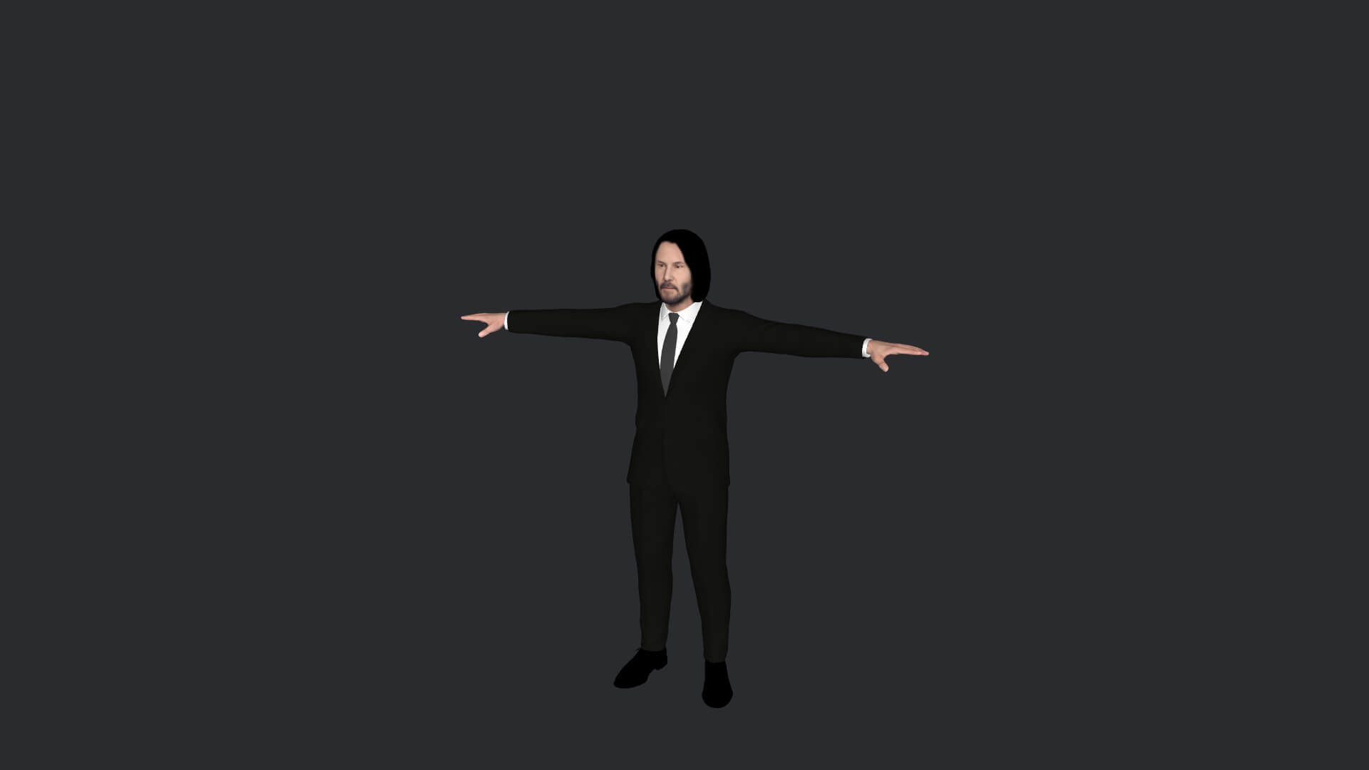 Keanu Reeves Realistic Full Body Fully Rigged Character - 3D Model by ...