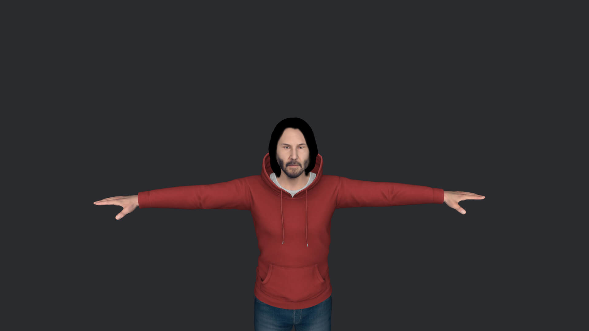 Keanu Reeves Realistic Full Body Fully Rigged Character - 3D Model by ...