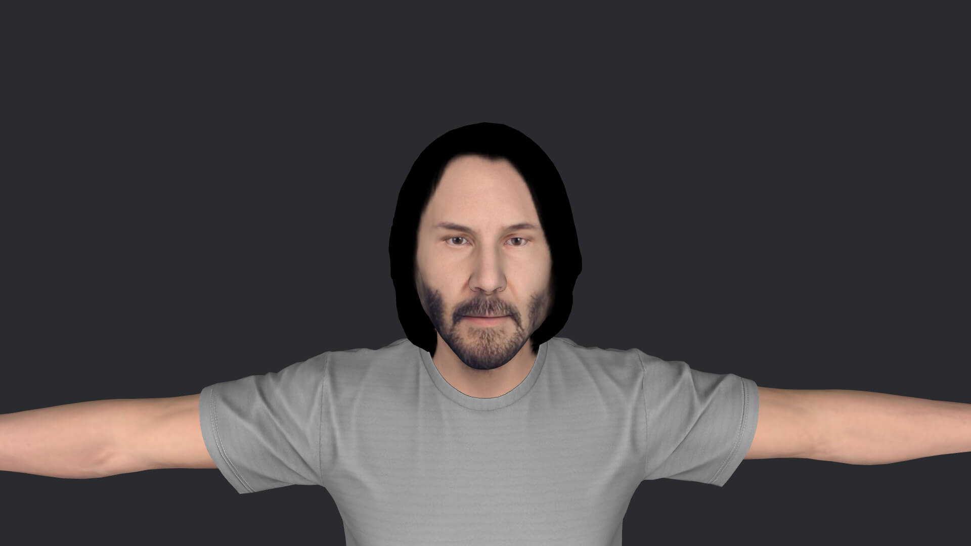 Keanu Reeves Realistic Full Body Fully Rigged Character - 3D Model by ...