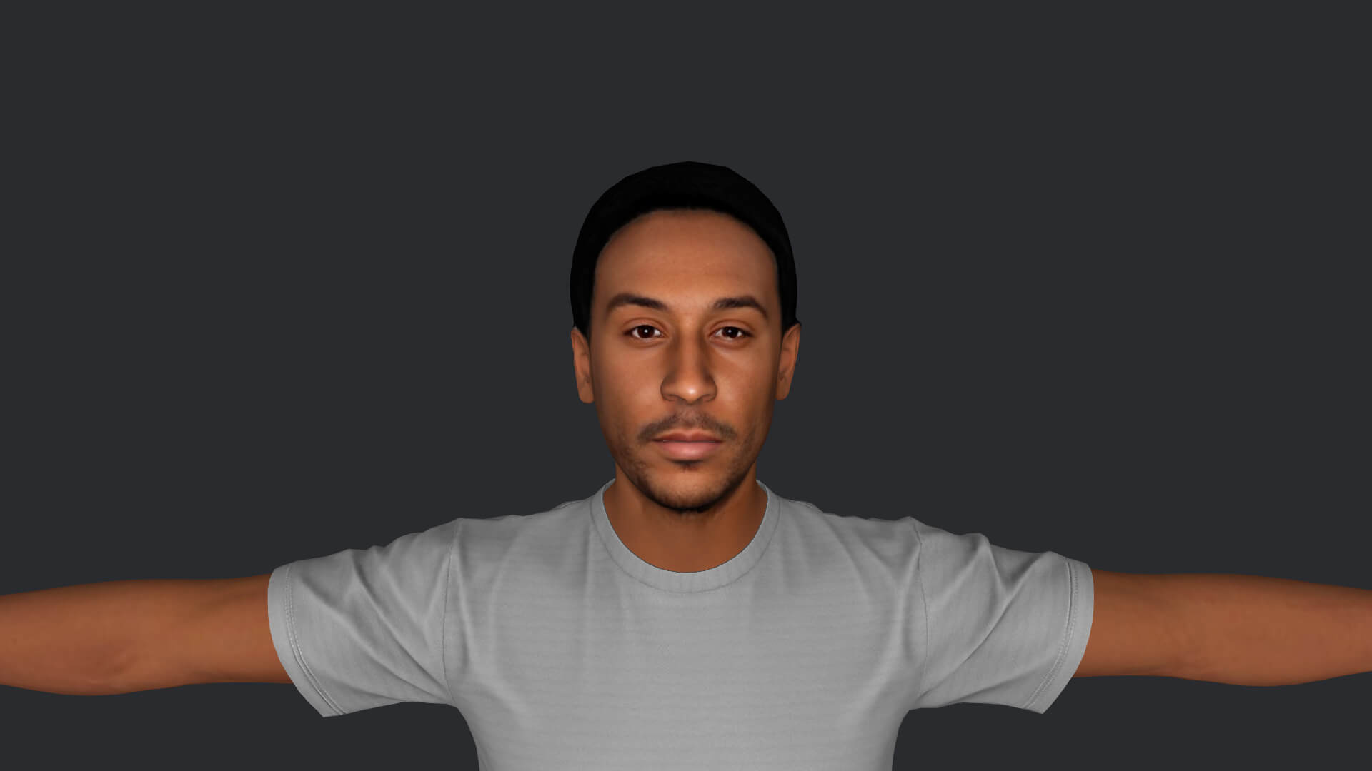 Ludacris Realistic Full Body Fully Rigged Character - 3D Model by meta ...