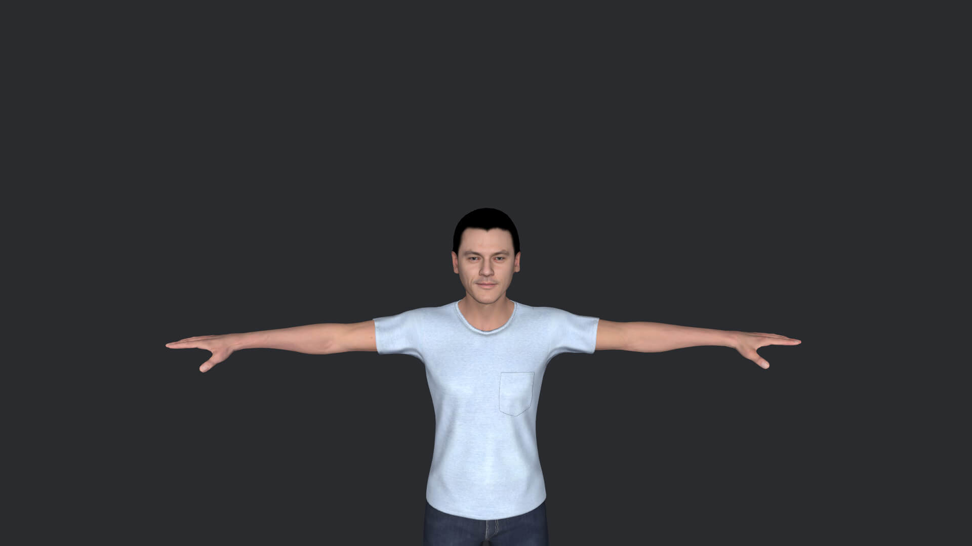 Luke Evans Realistic Full Body Fully Rigged Character - 3D Model by ...