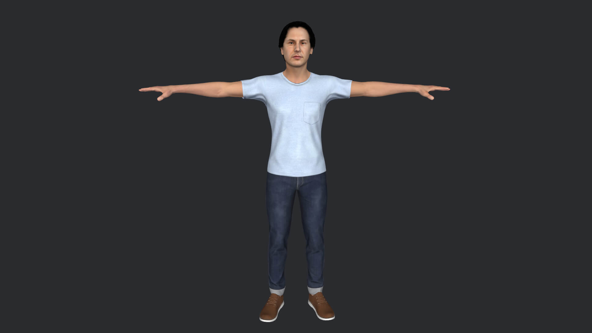 Neo Keanu Reeves Realistic Fully Rigged Character - 3D Model by meta ...