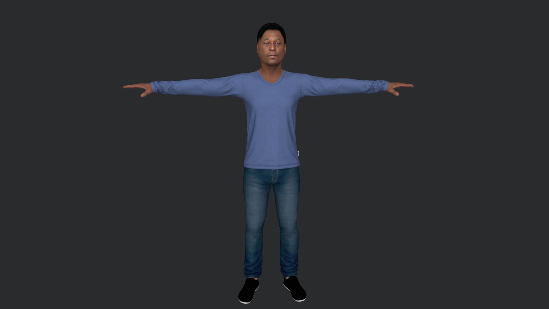 Pele Realistic Full Body Fully Rigged Character - 3D Model by meta avatars