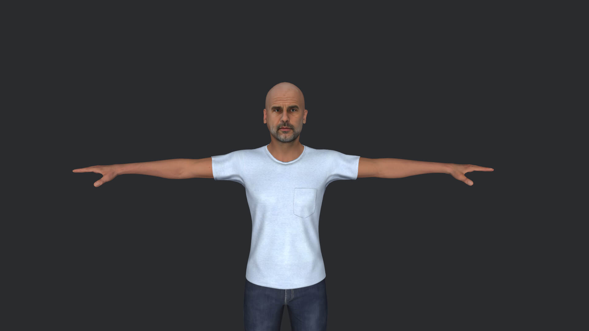 Pep Guardiola Realistic Full Body Fully Rigged Character - 3D Model by ...
