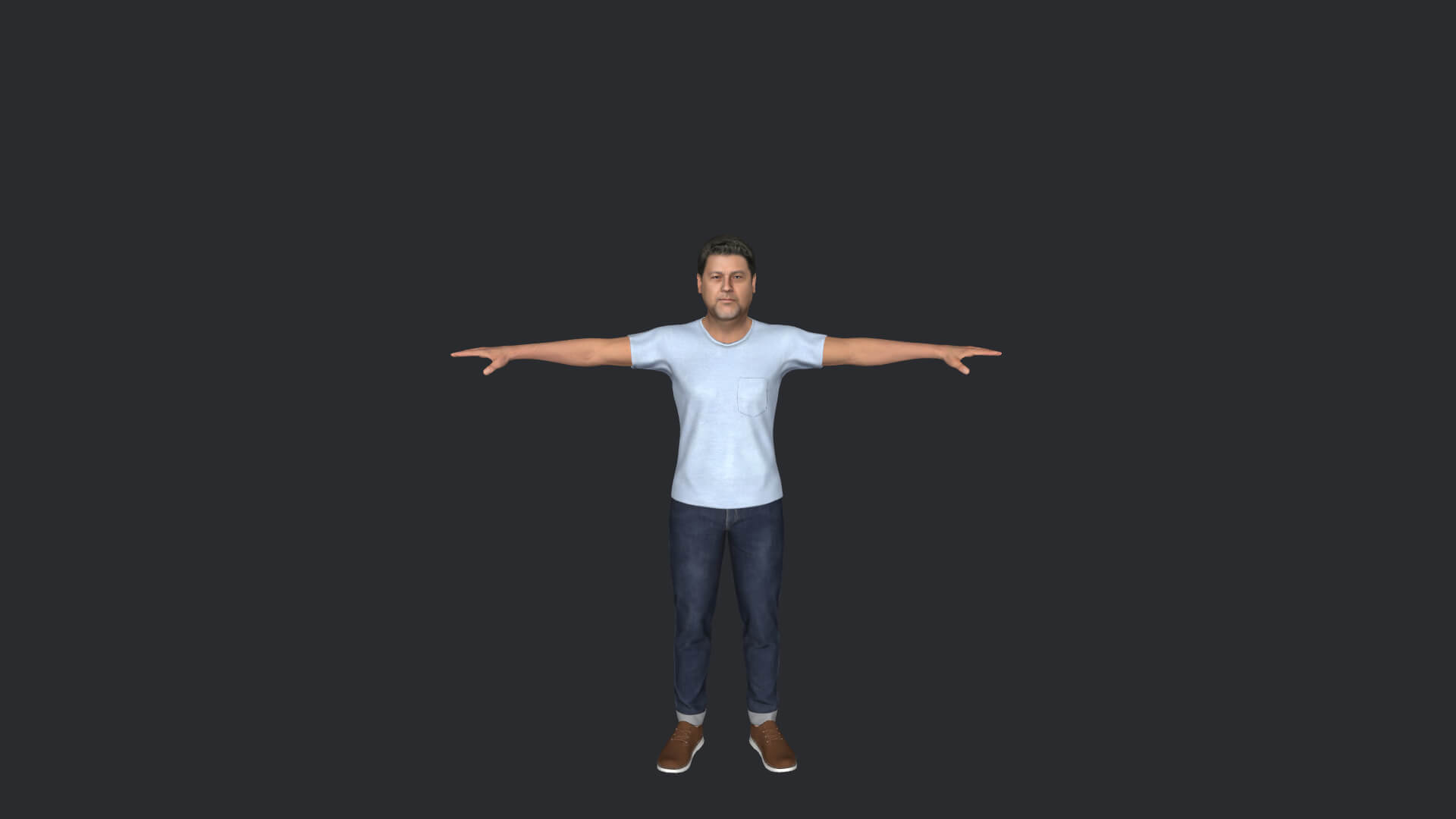 Ralph Gonsalves Realistic Full Body Fully Rigged Character - 3D Model ...