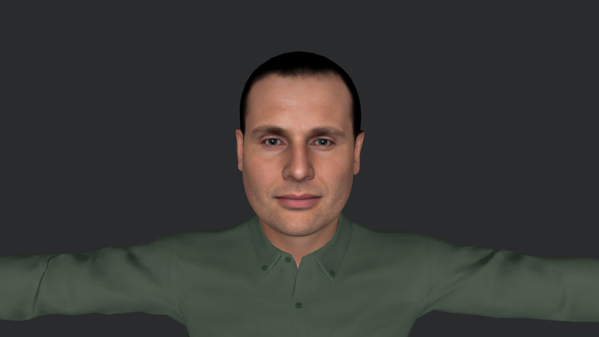 Robert Abela Realistic Full Body Fully Rigged Character 3D Model by