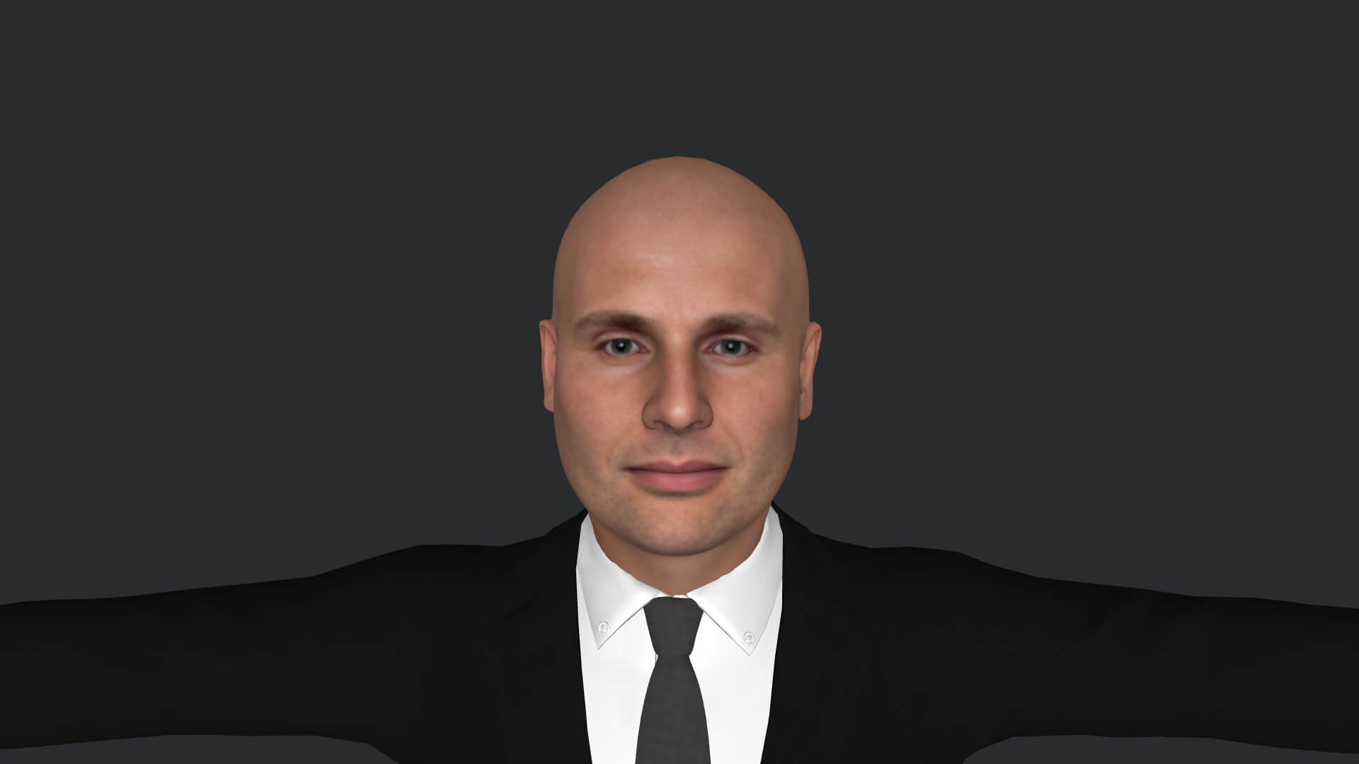 Robert Abela Realistic Full Body Fully Rigged Character 3D Model by