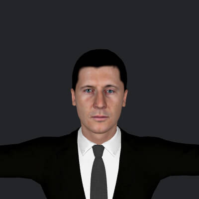 Robert Lewandowski Realistic Fully Rigged Character - 3D Model by meta ...