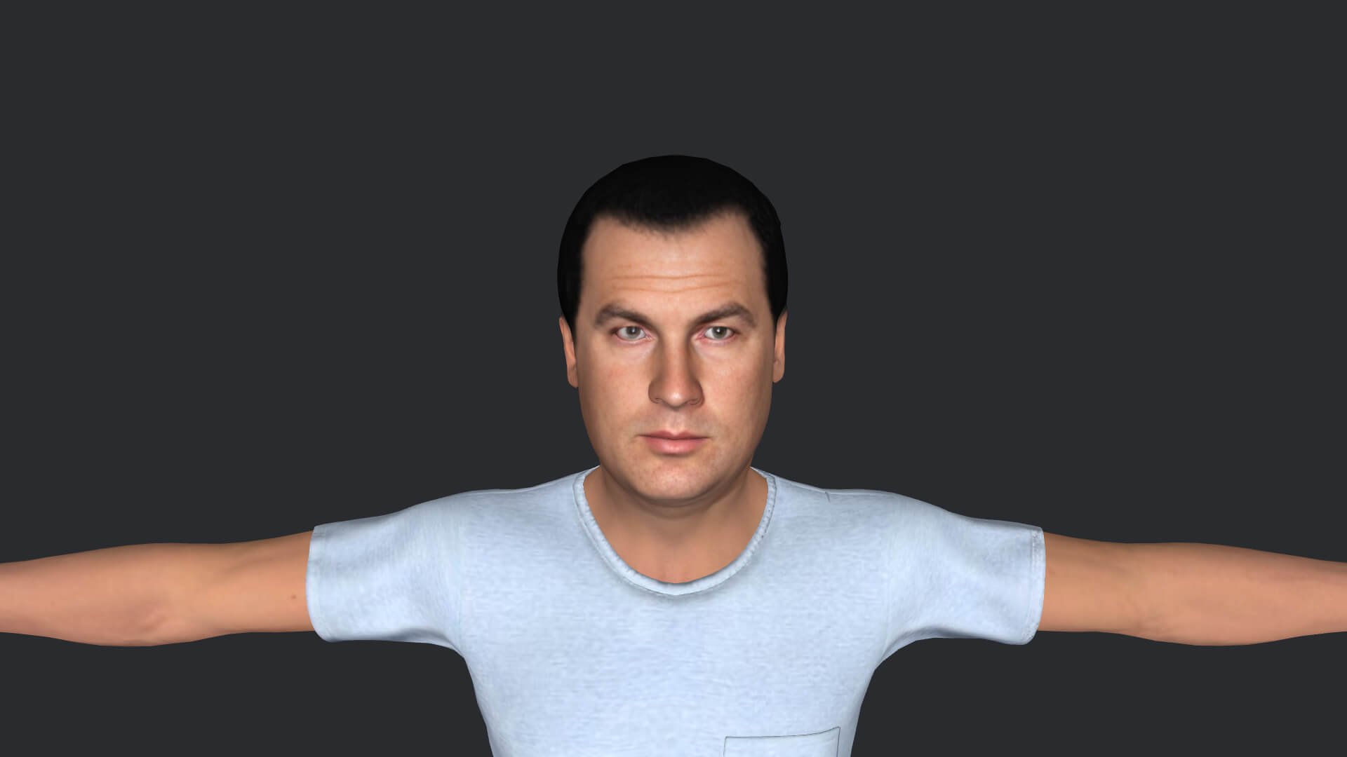Steven Seagal Realistic Full Body Fully Rigged Character - 3D Model by ...