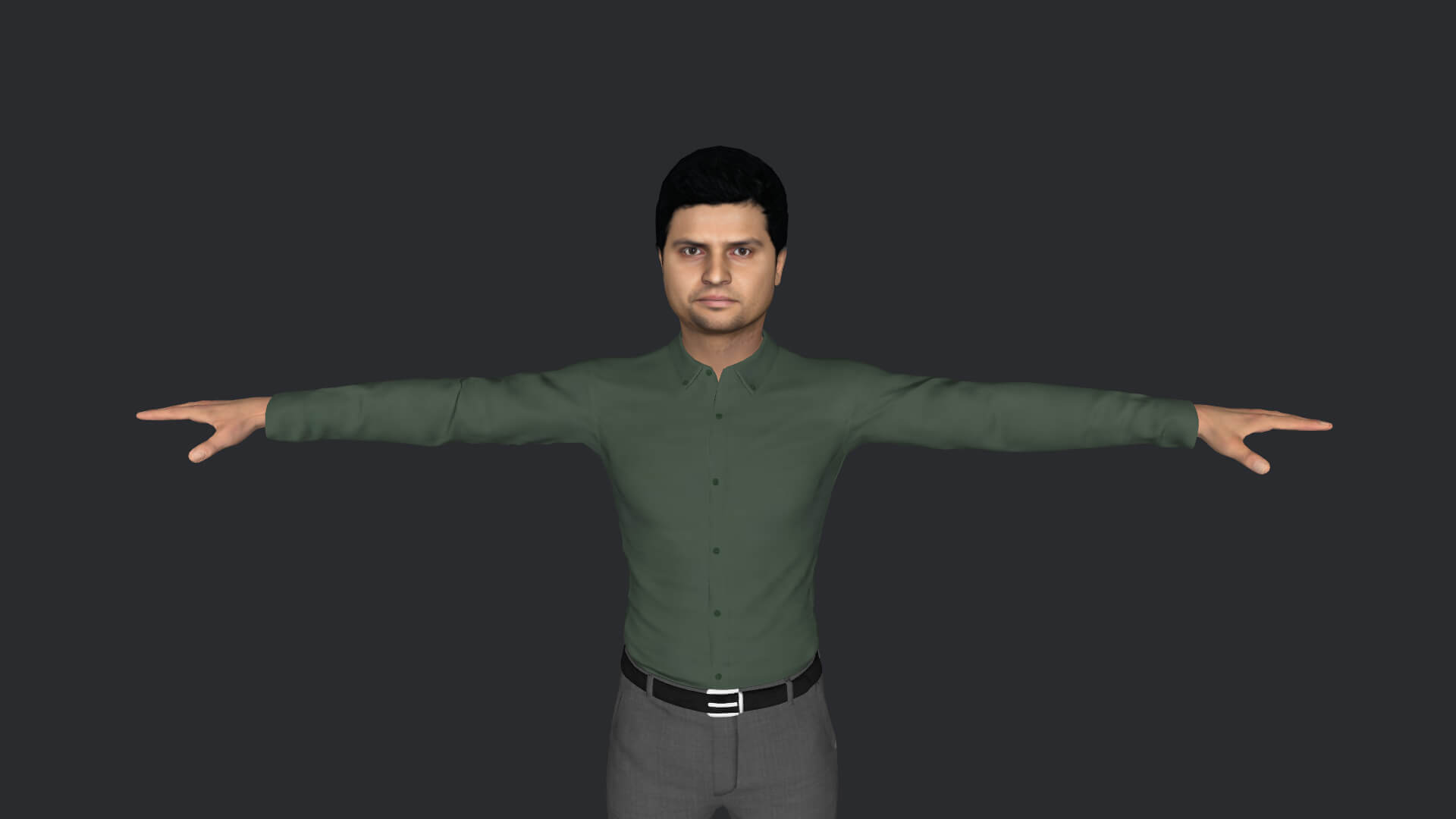 Suresh Raina Realistic Full Body Fully Rigged Character - 3D Model by ...