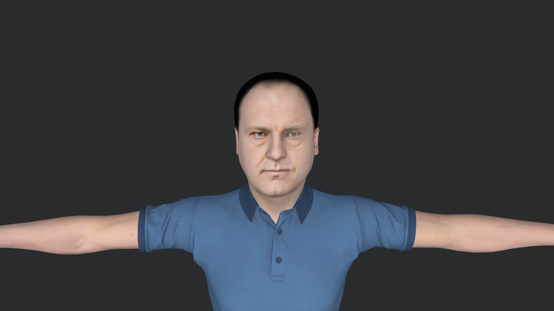 Tony Soprano Realistic Full Body Fully Rigged Character - 3D Model by ...