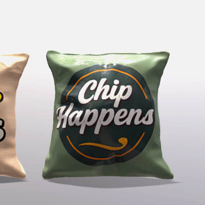 Funny Chip Bag 3D Model Pack