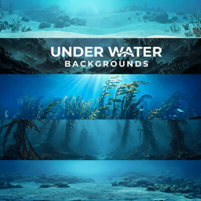 Midnight Underwater Backgrounds