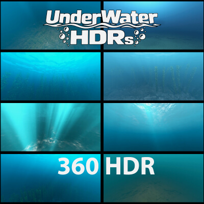 Midnight Underwater HDRs