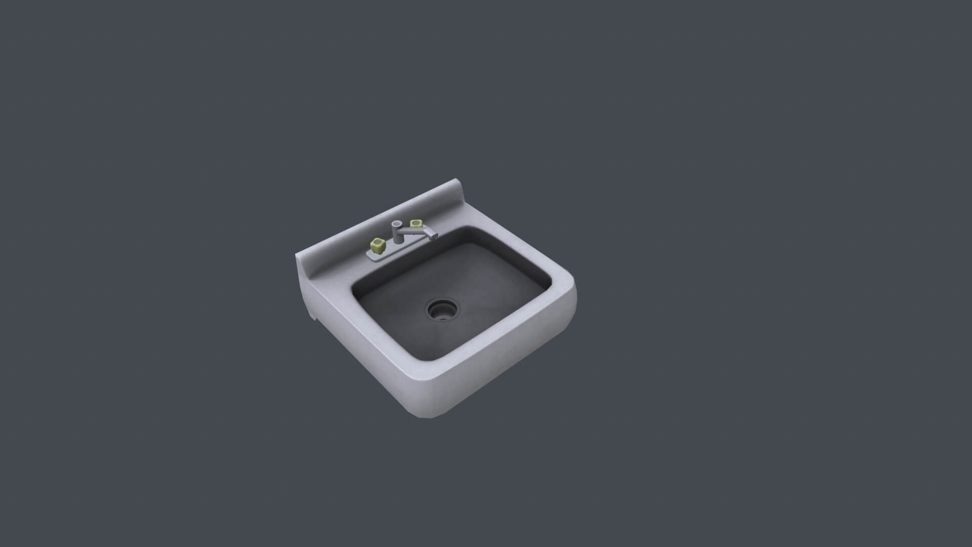 Bathroom Sink - 3D Model by MightyAlexOne
