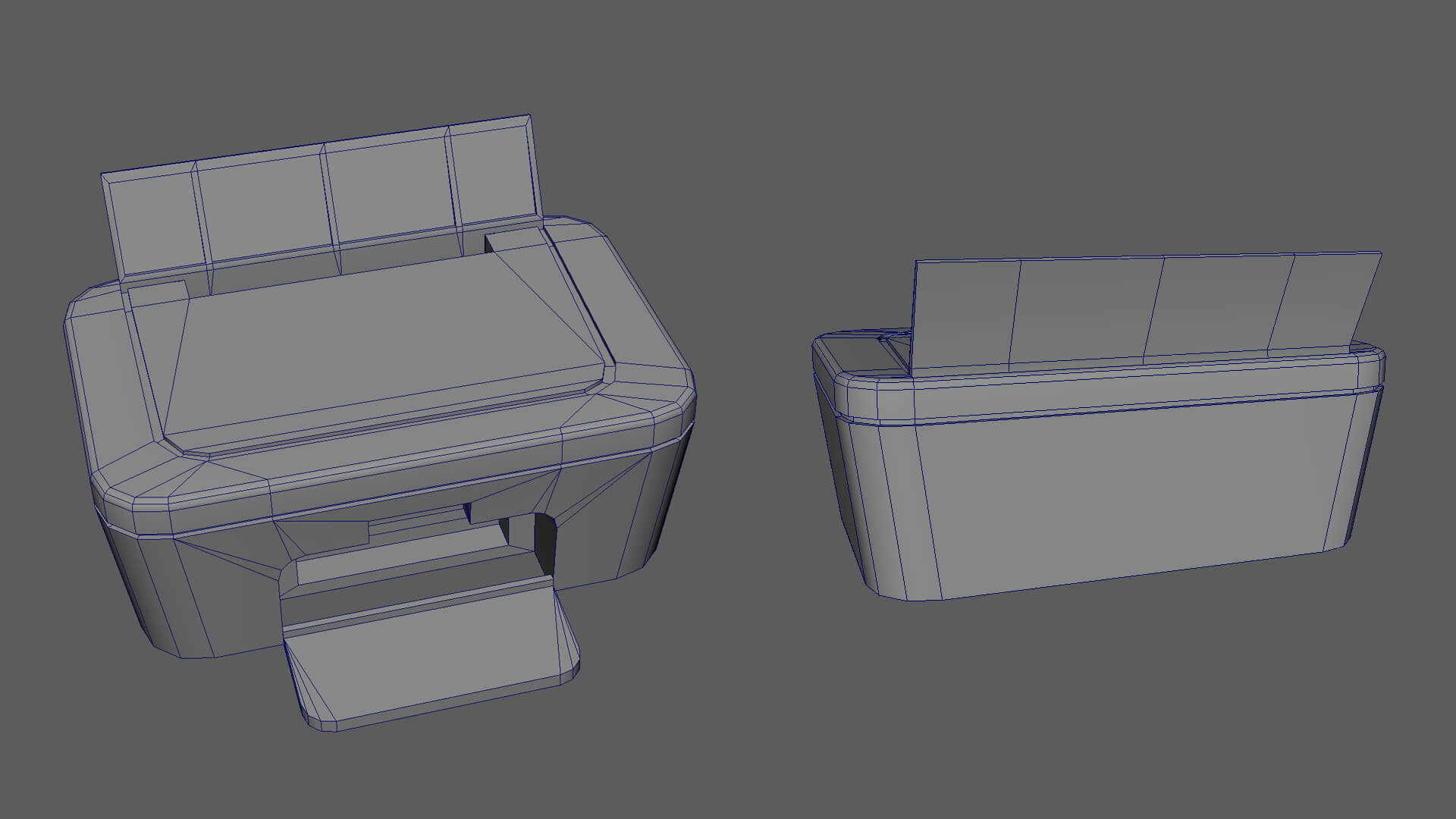 Print Machine Model Digital Printing Machine - 3D Model by MightyAlexOne