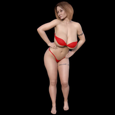 Eva Notty for Genesis 8 and 8.1 Female