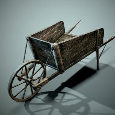Garden Wooden Cart