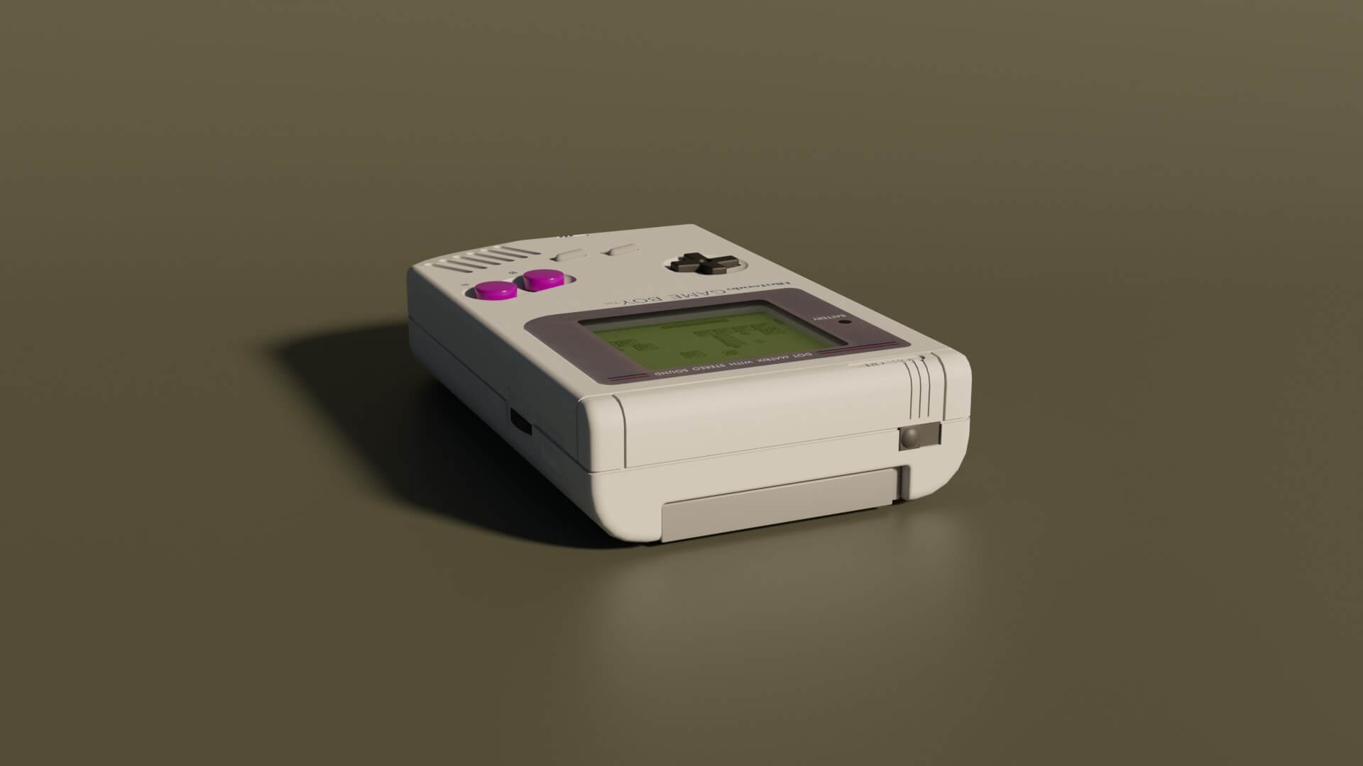 Porta Di Collegamento Originale Per Scheda Madre Game Boy DMG-01 (Dissaldato E Pulito)