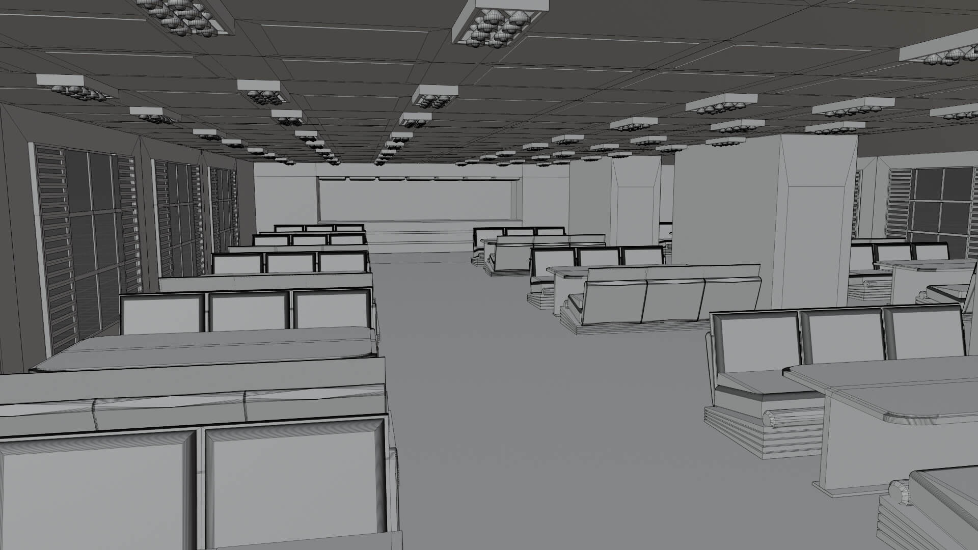 Fast Food Interior - 3D Model by militarymodels99