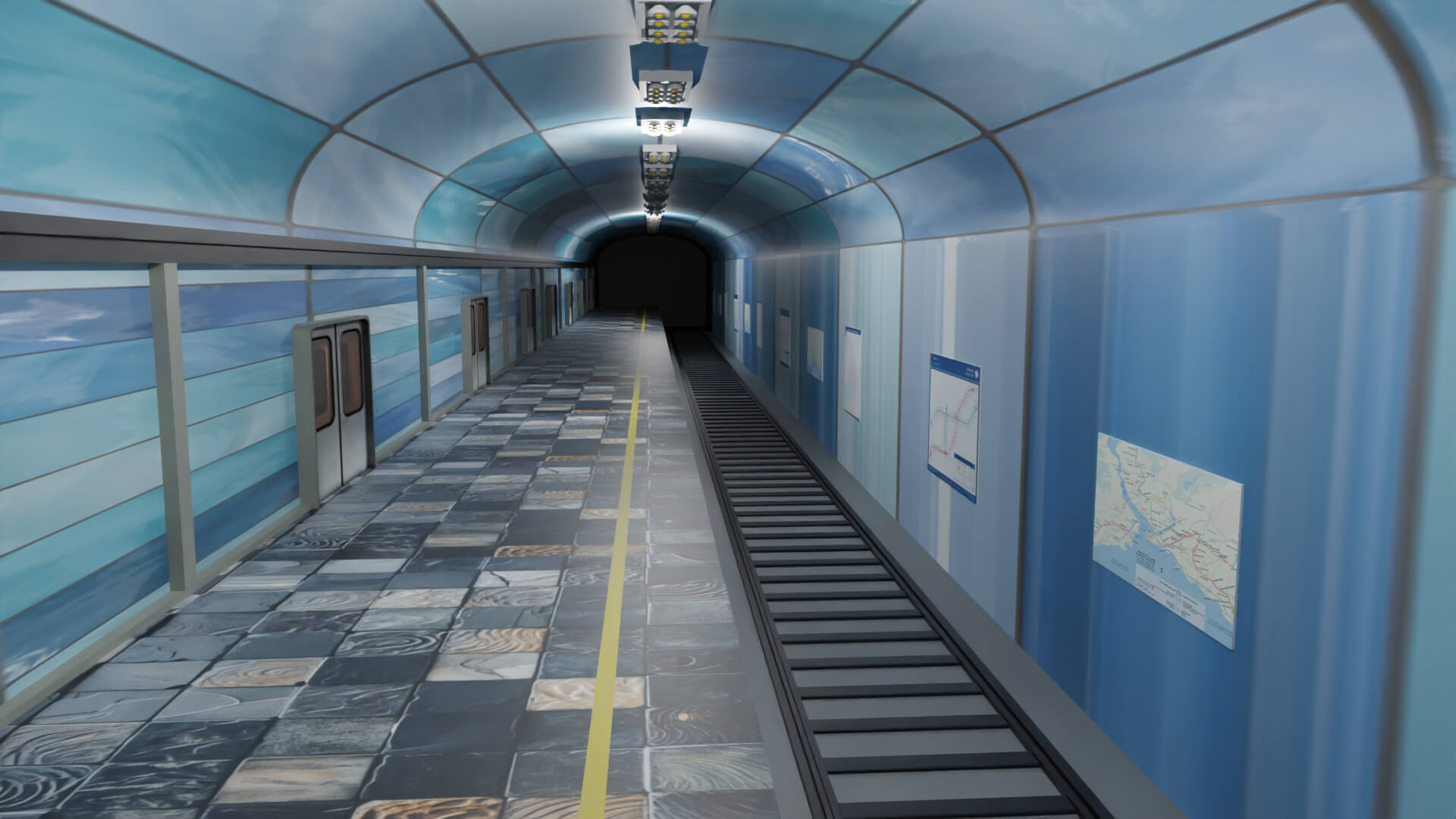 Subway Station - 3D Model by militarymodels99