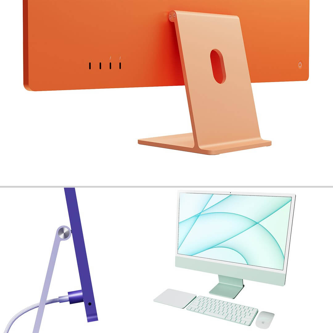 Monoblock Computer Apple iMac - 3D Model by mimostar
