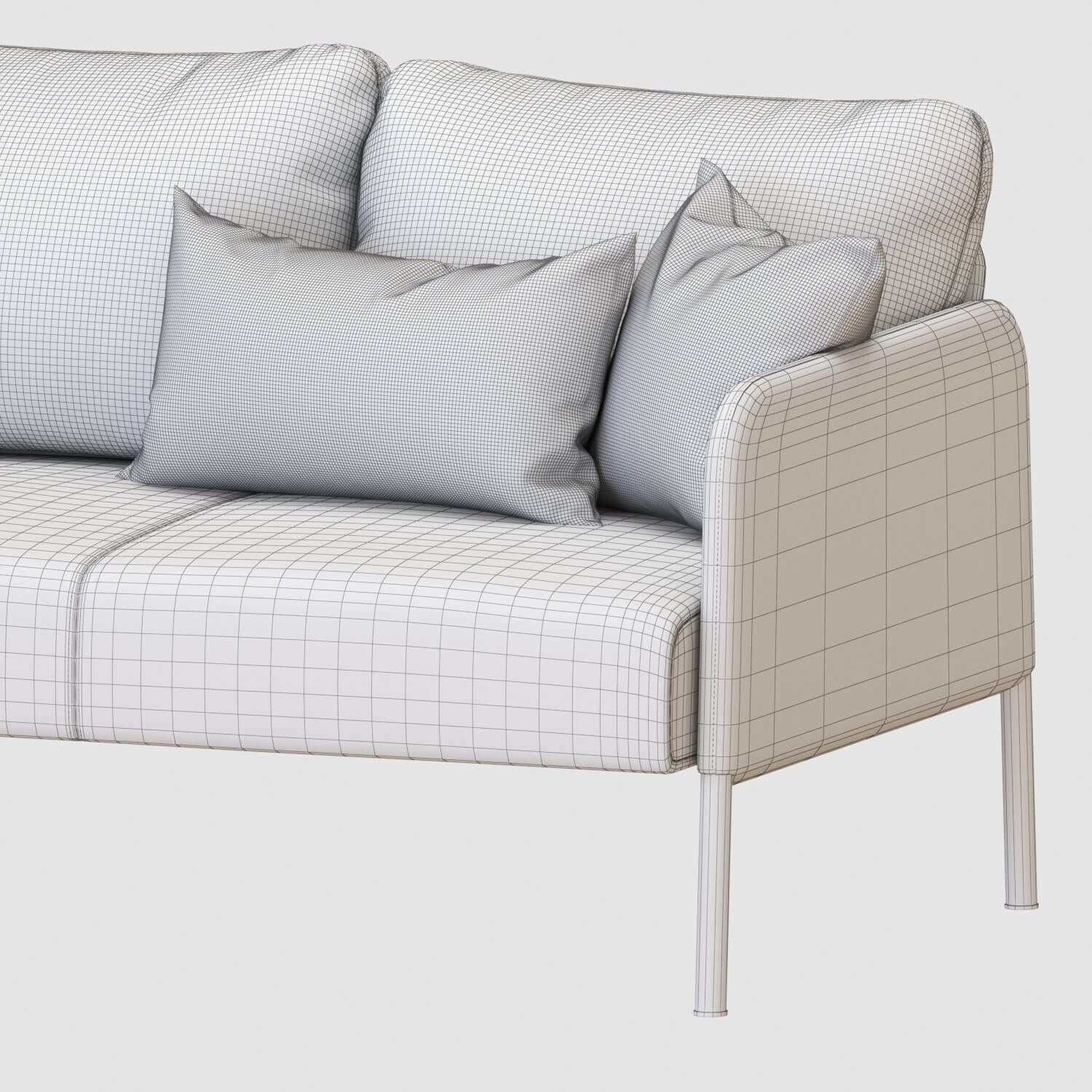 IKEA Glostad Loveseat Sofa 3D Model by min khant