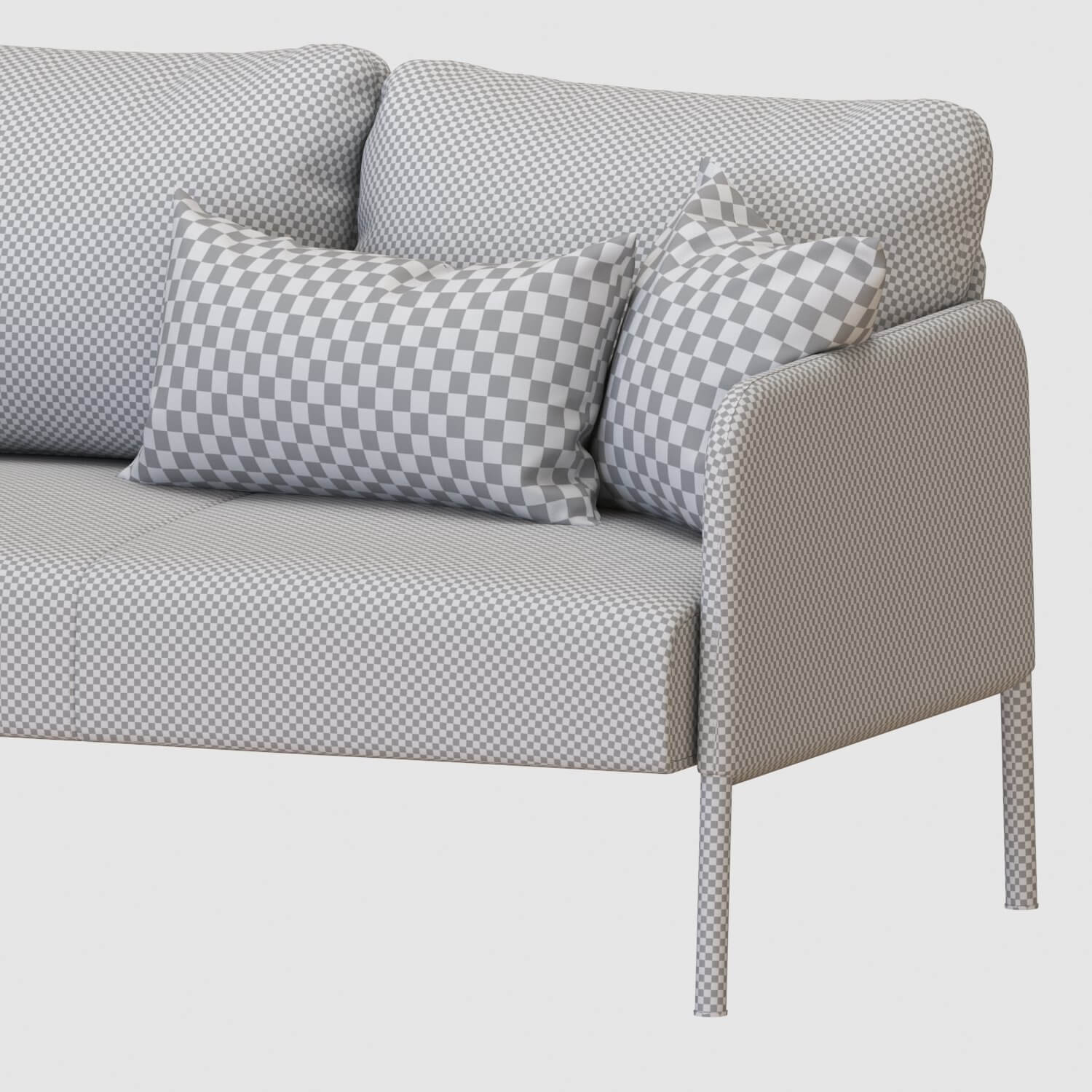 IKEA Glostad Loveseat Sofa 3D Model by min khant