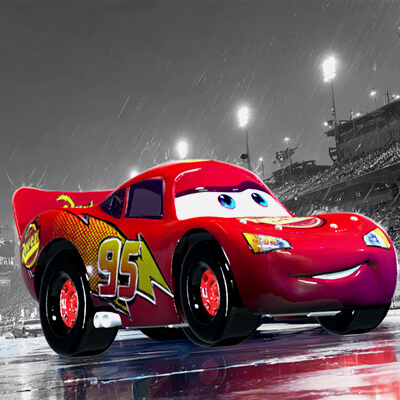 Car Lightning McQueen print 3D print model