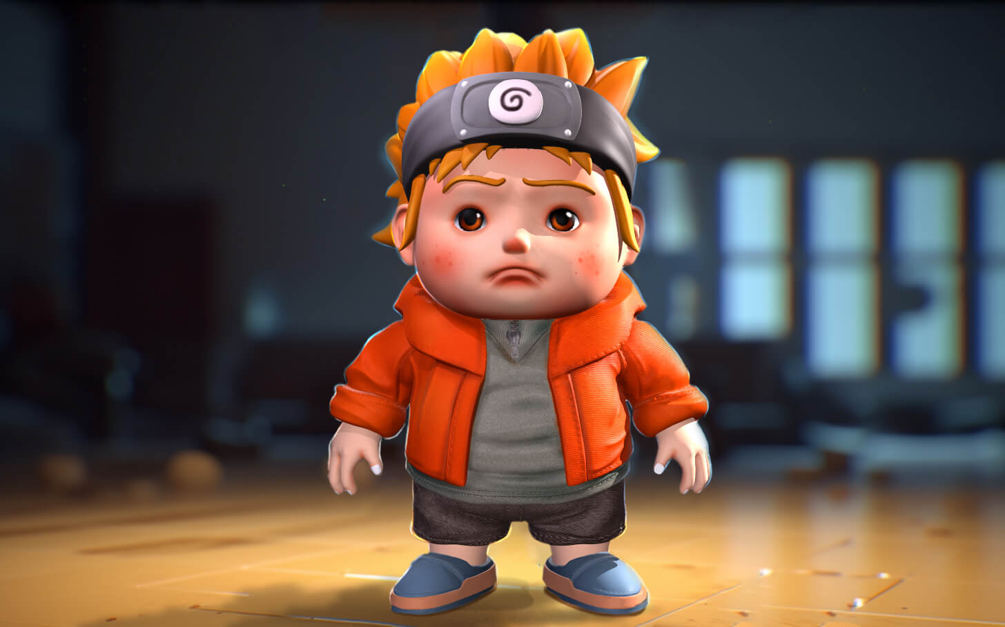 Naruto Chibi Figure 3D Print Model by minhdinh