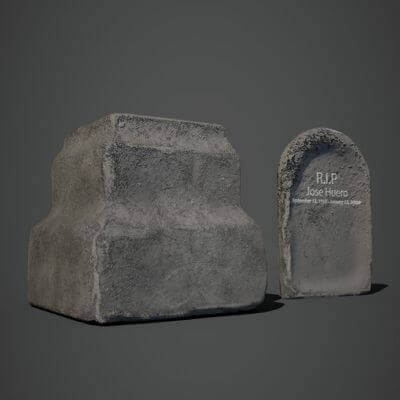 Cemetery Tomb Stones