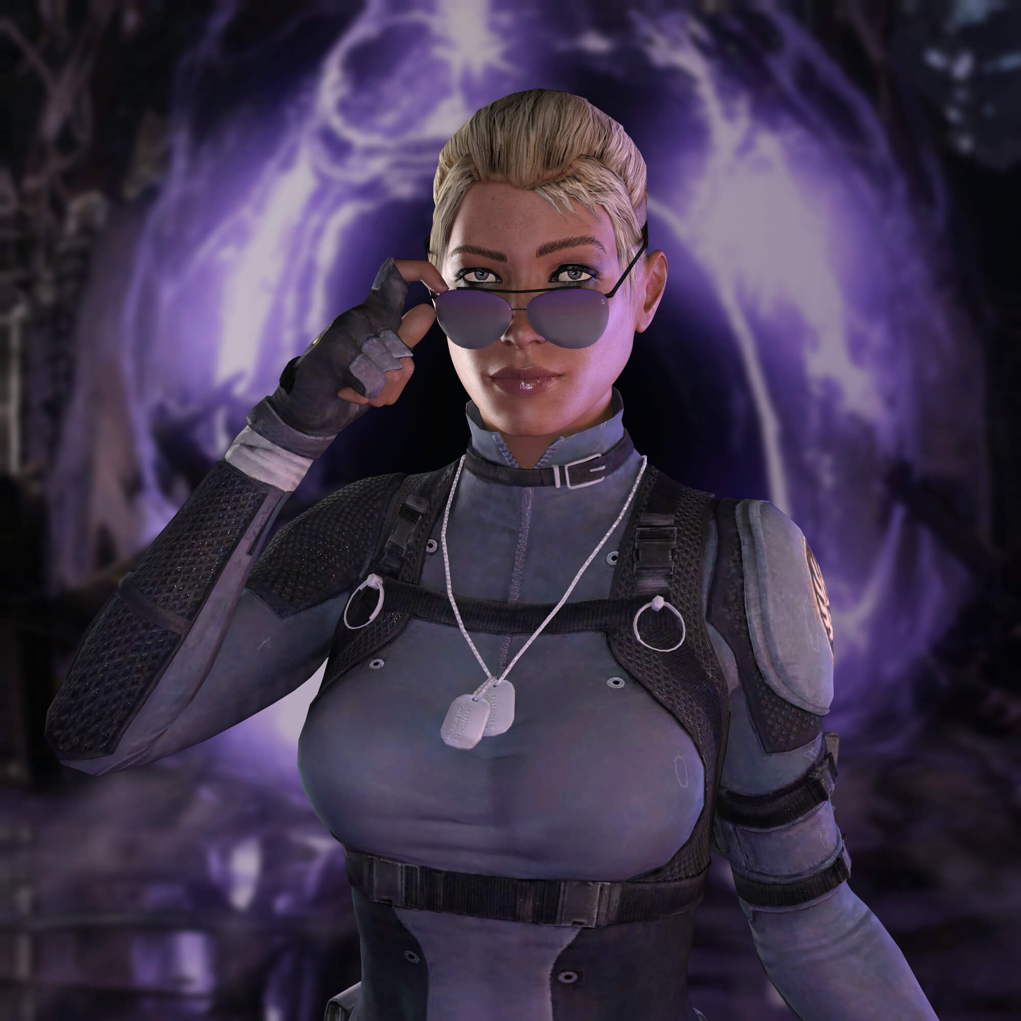 Cassie Cage 3D Render, Digital Art by MMirror3D