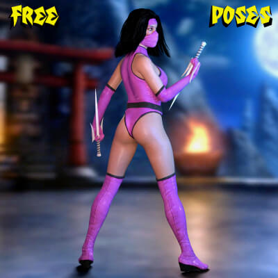 MileenaX Free Poses for Genesis 8 Female