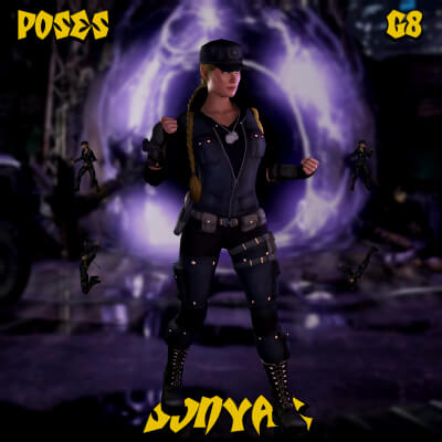 SonyaX Poses For Genesis 8 Female