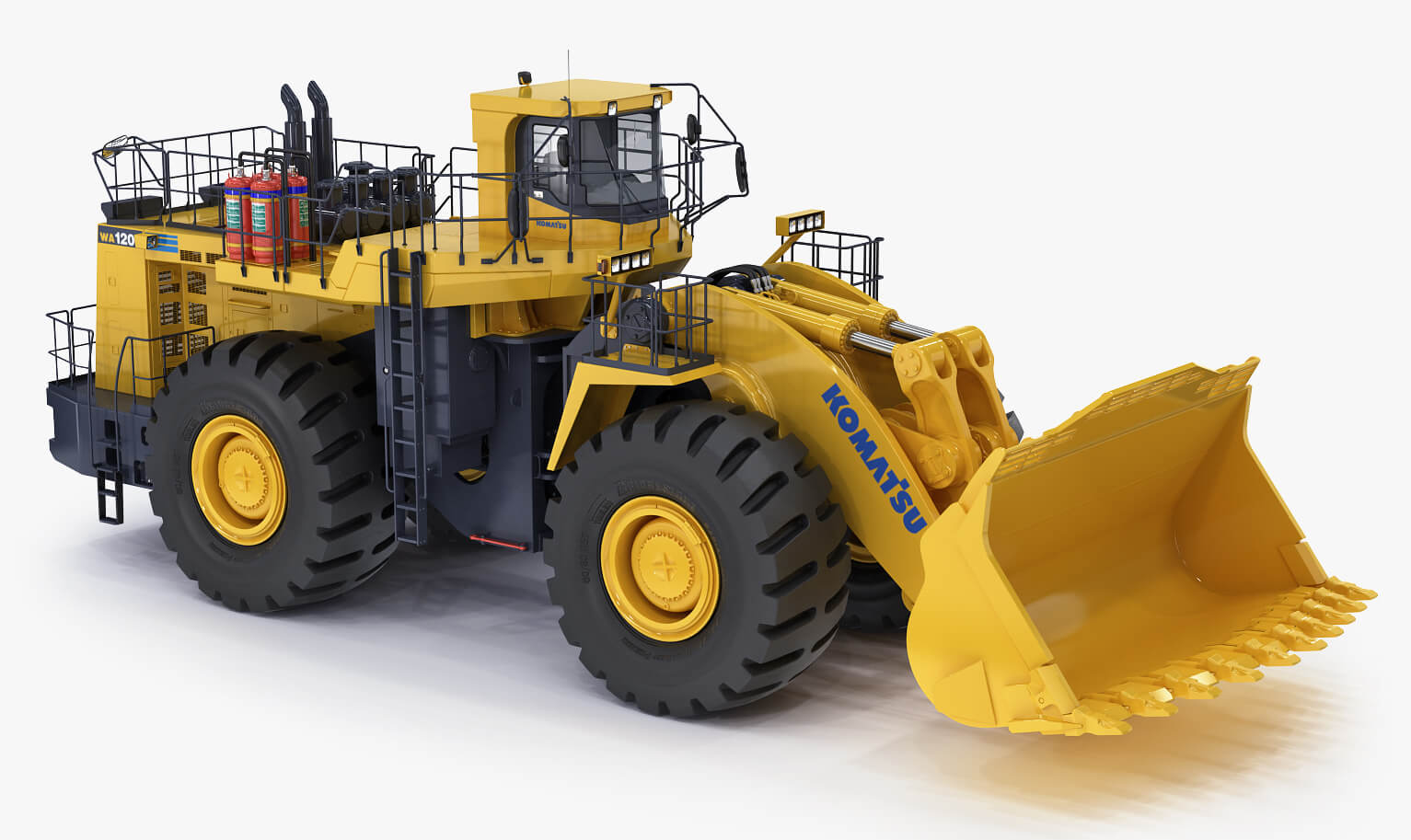Mining Loader Komatsu Wa1200 - 3D Model by modelspro