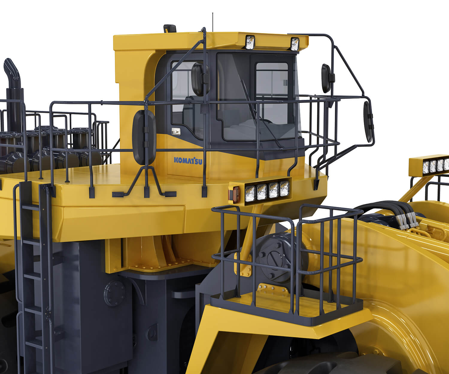Mining Loader Komatsu Wa1200 - 3D Model by modelspro